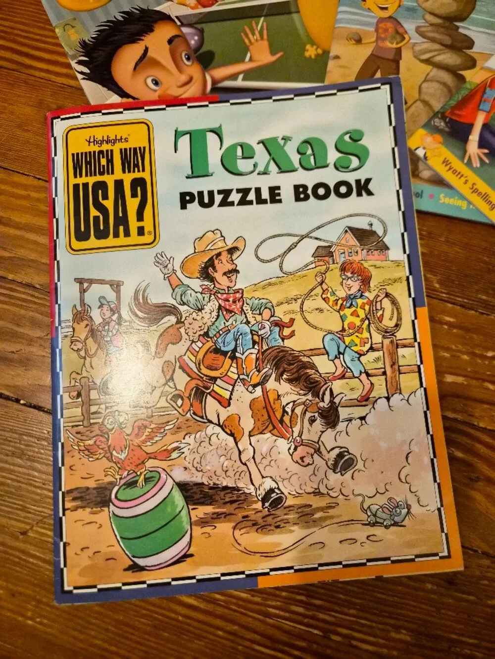 VTG 90s Highlights Puzzle Mania & Which Way USA Books Lot of 5 Unused Deadstock